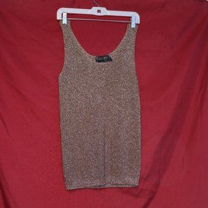 bronze-gold tank top